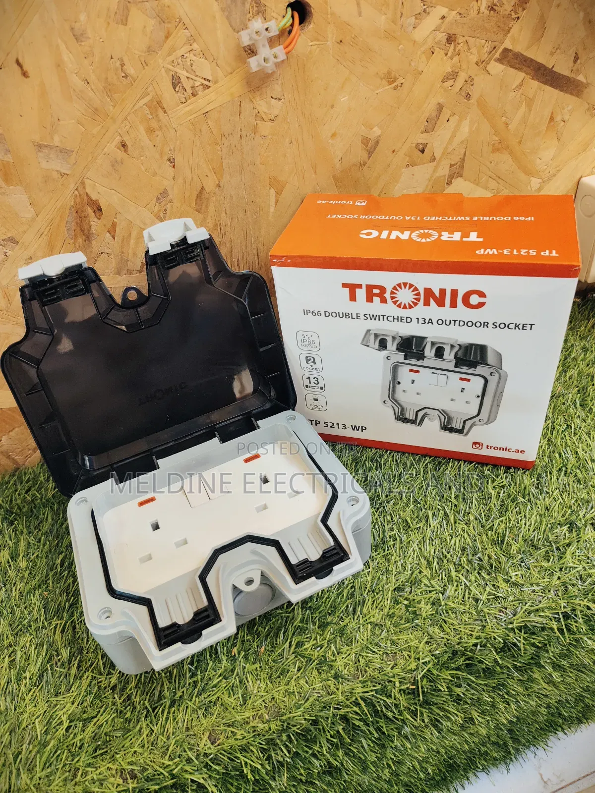 Waterproof Twin Socket 13a