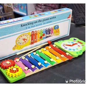 Wooden Xylophone 8 Tone Music Enlightenment