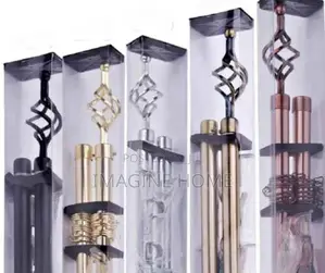 Curtain Rods Brown Shade