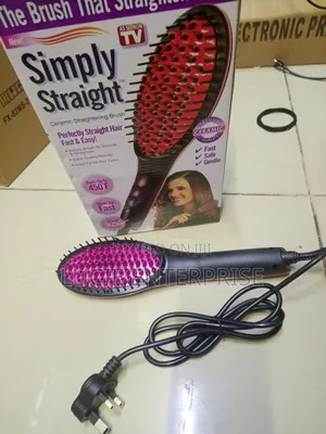 Ceramic Hair Straightener Brush