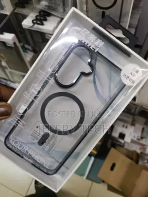 Samsung S24 Ultra 5g | Transparent (Black Border) Cover