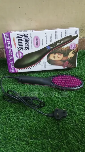 Simply Straight Electric Brush Hair Straightener