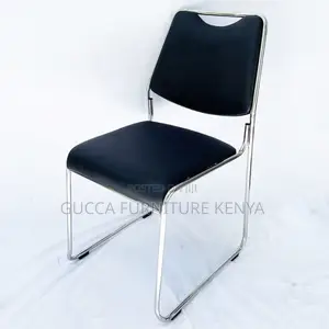 Office Chairs: Office Chrome Chair With Kneeling Legs