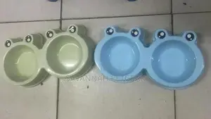 Water and Food Dish Set Feeders for Cats - 2 Pieces