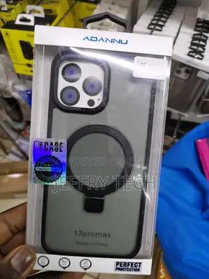 Duedue iPhone 13 Pro Max Case Magnetic With Ring Stand-Clear