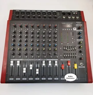 Red Omax 8 Channels Powered Mixer