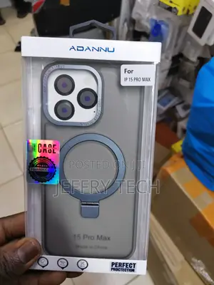 Torras Magnetic Ostand for iPhone 15 Pro Max Case-Clear