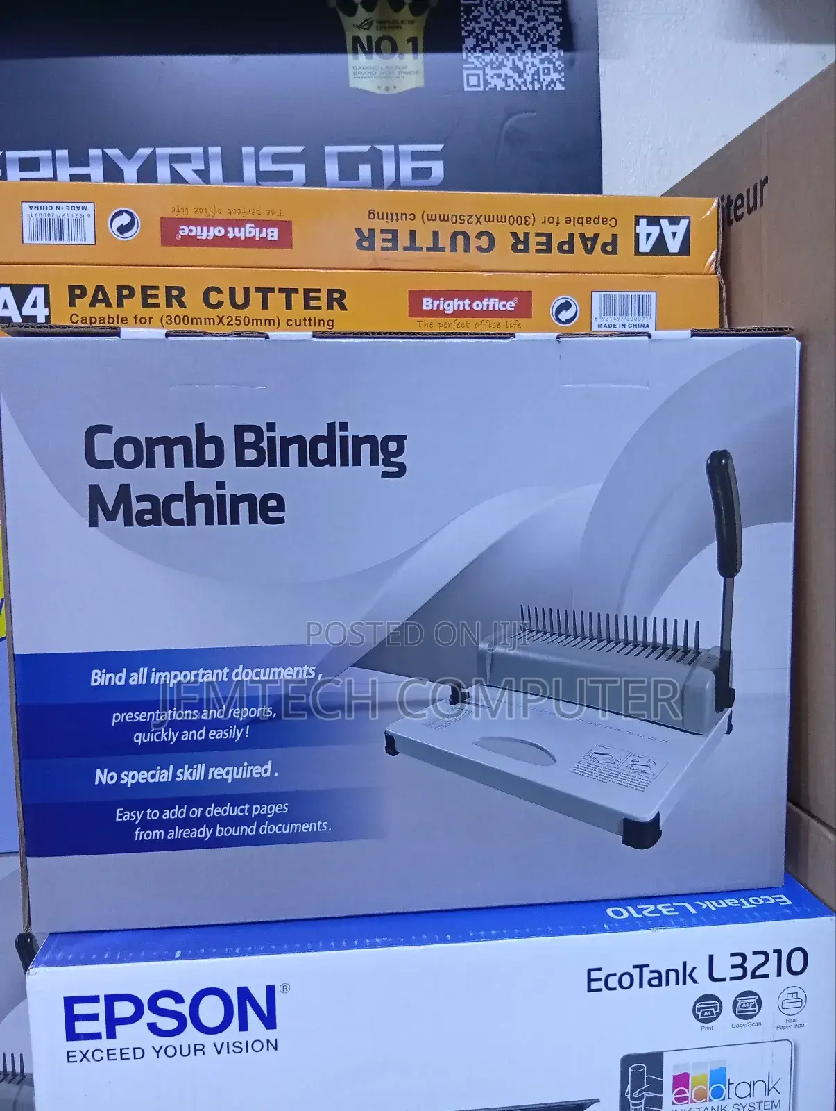 Office Point Comb Binding Machine