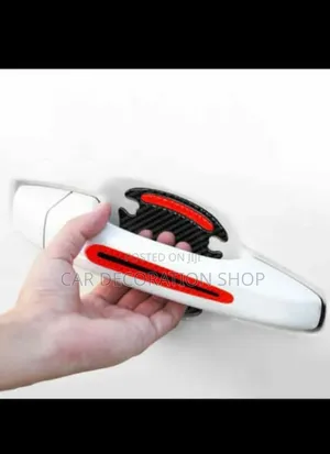 Car 4 Doors Handle+Bowl Scratch Luminous Sticker