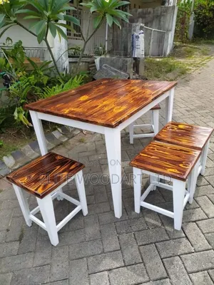 Cozy Rust Garden Table