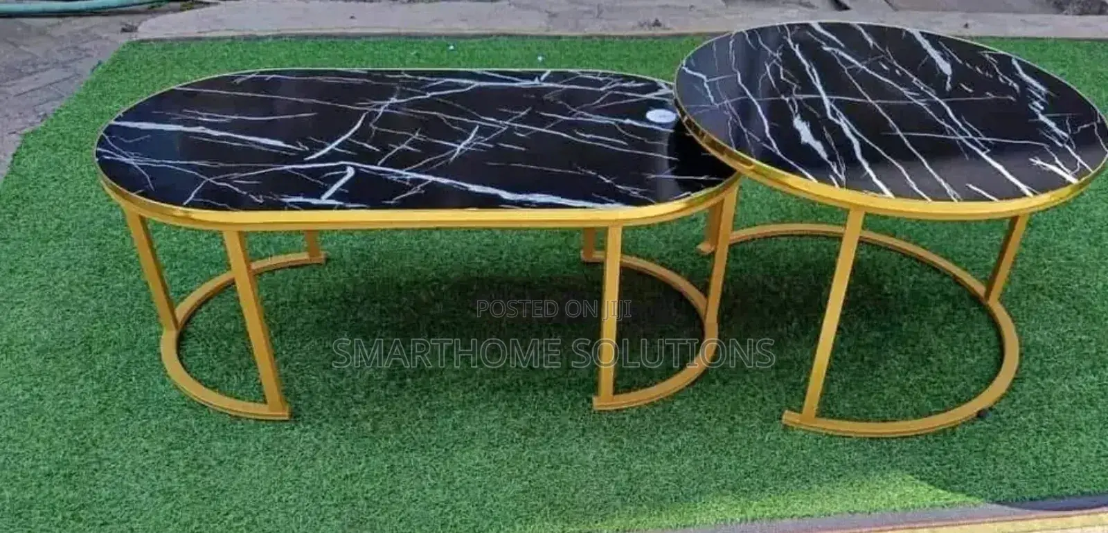 Coffee Marble Table 2 Sets
