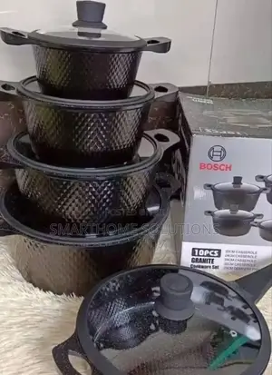 Bosch Cookware Set 11pcs Heavy Nonstick Granite Cookware Set