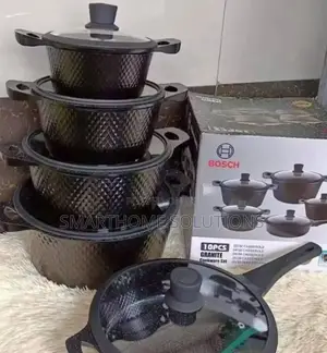 Cookware Set Unique Granite Coating Non- Stick