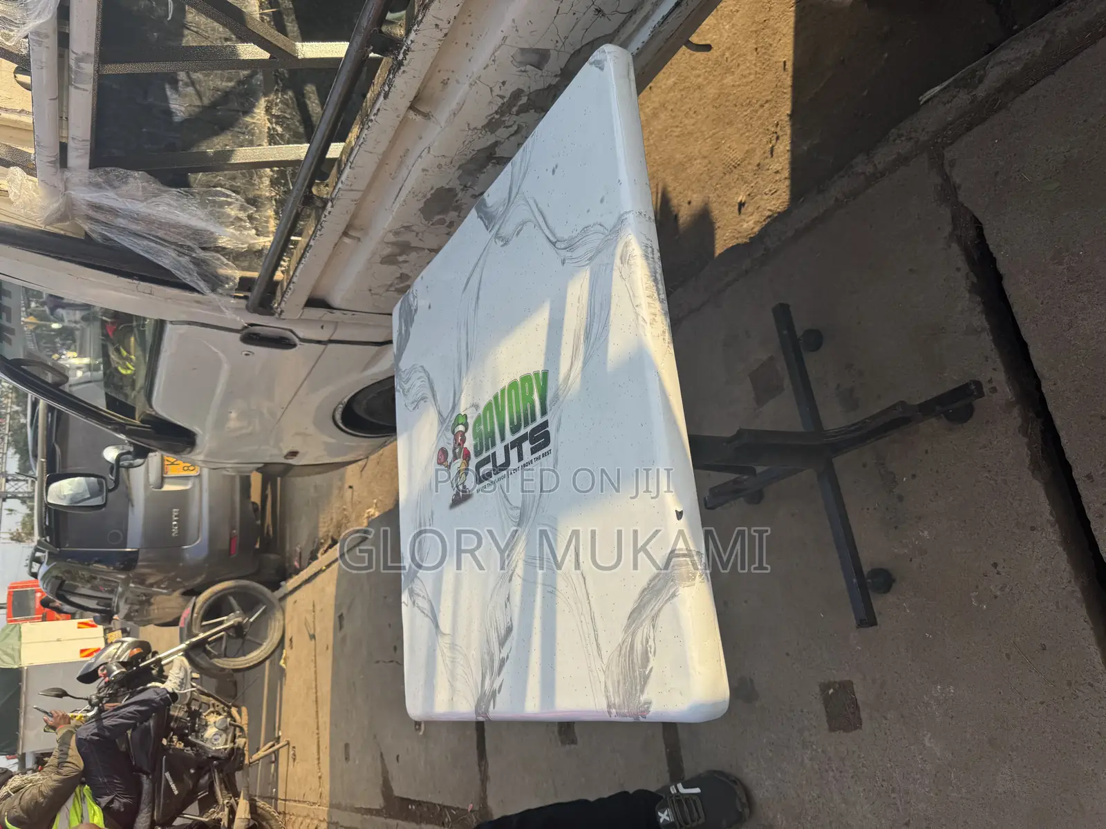 White Marble Square Tables