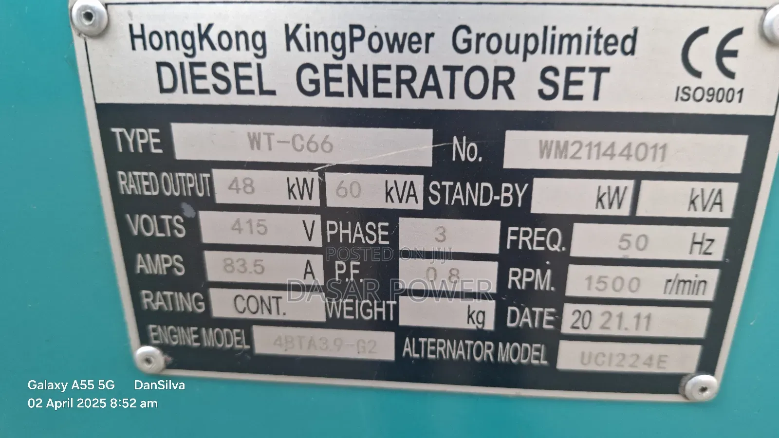 Generators for Hire Kenya.