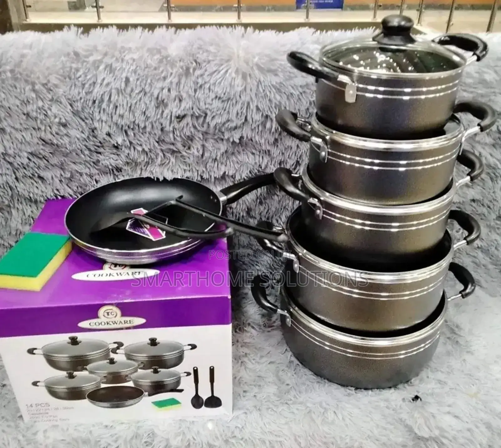 Tc 14 Pieces Heavy Non-Stick Cooking Pot Unique