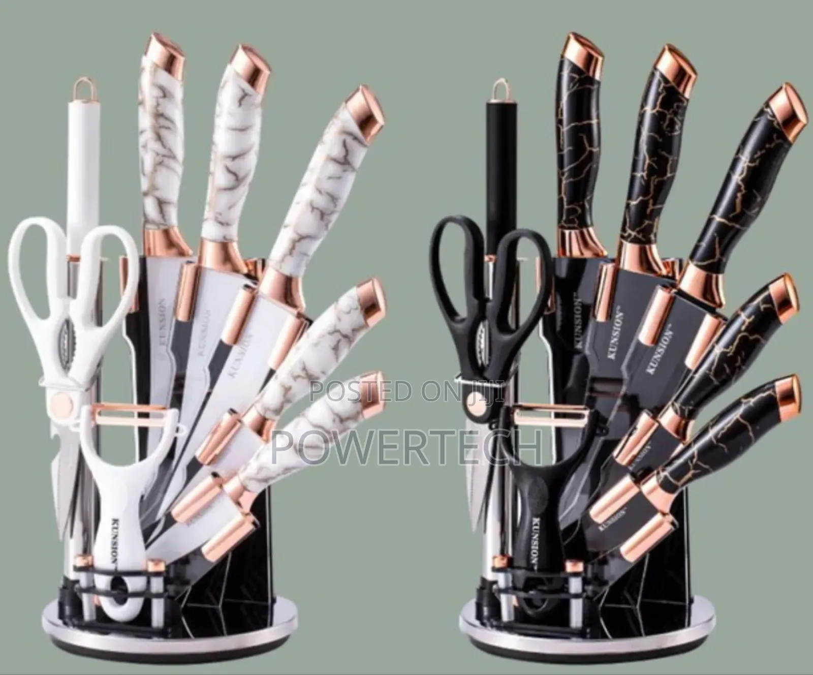 Marble Knife Set