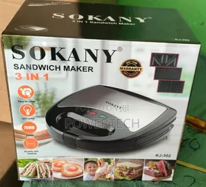 Sokany Sandwich 3in1 Sandwich/Grill/Waffle