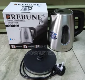 *Rebune 1.7 Litres Metallic Electric Kettle