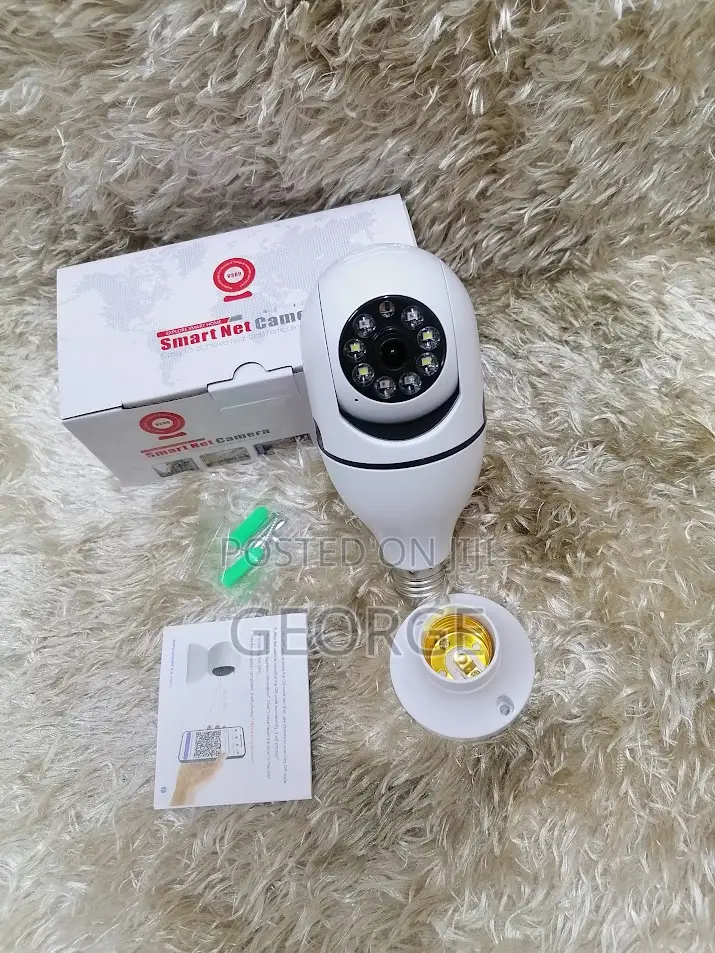 Easy to Install V380 Wifi Smart Net Bulb PTZ Camera