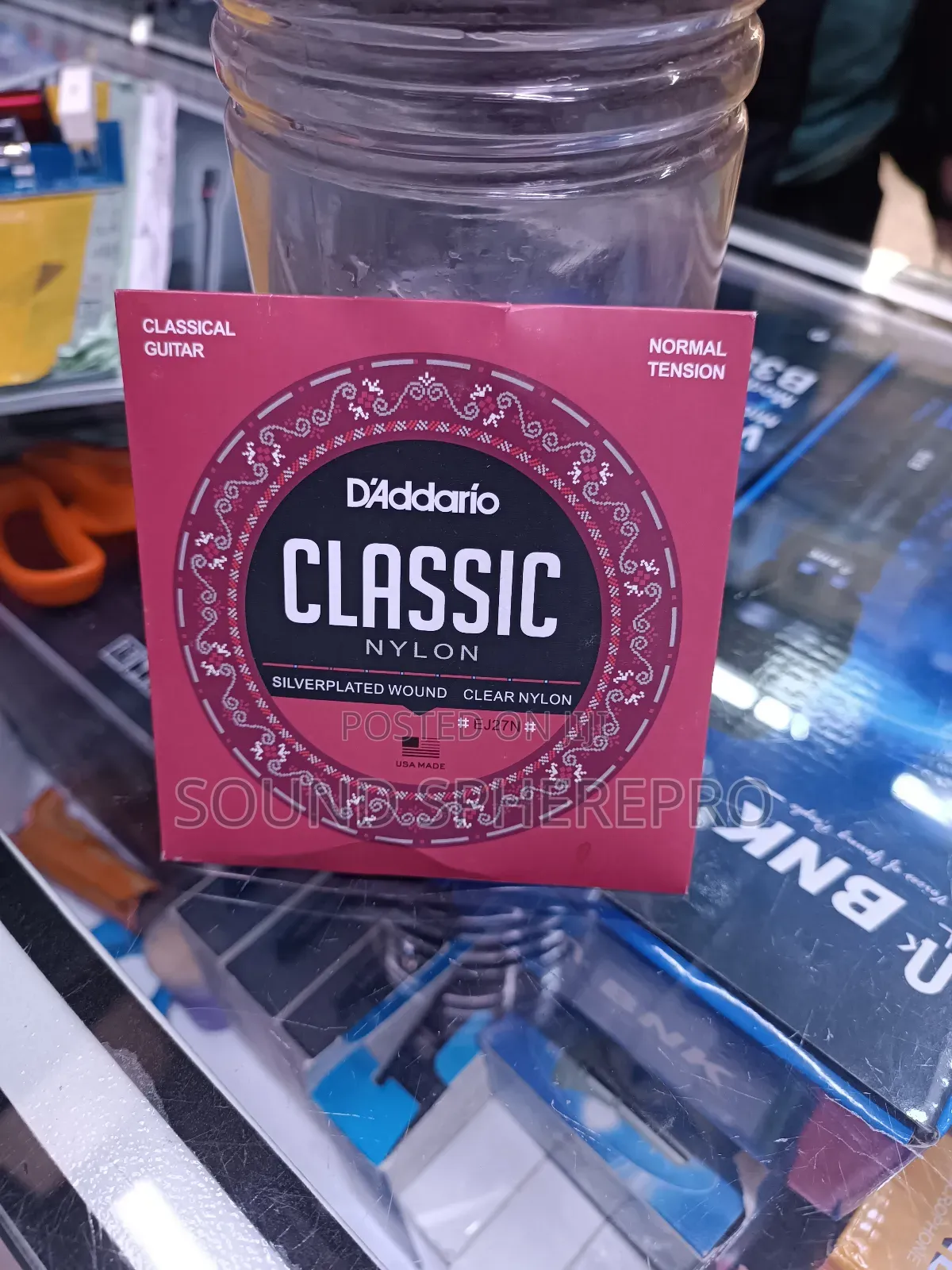 D'addario Ej27n Normal Tension Nylon Strings Set(Classical)
