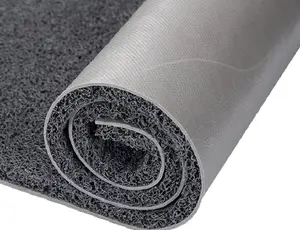 Anti-Slip PVC Grey Spaghetti Carpets