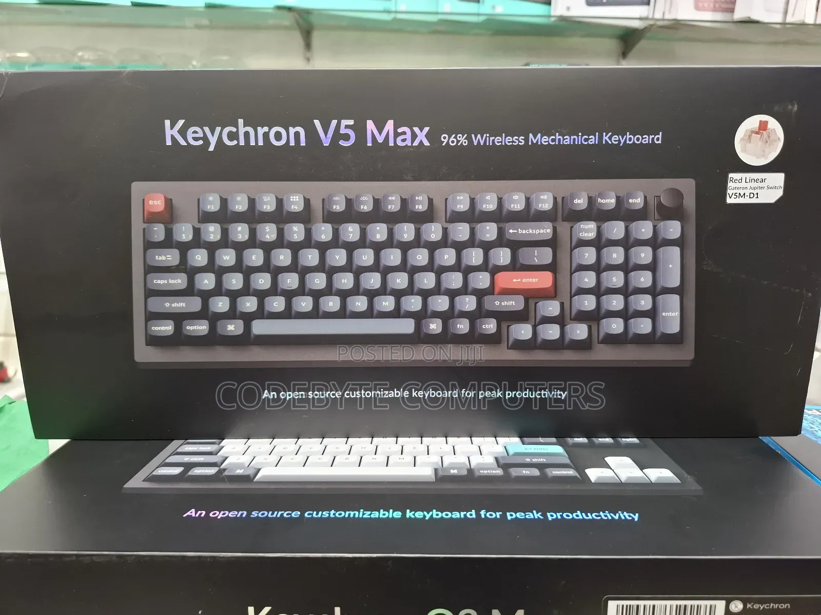 Keychron V5 Max Custom Wireless Mechanical Gaming Keyboard