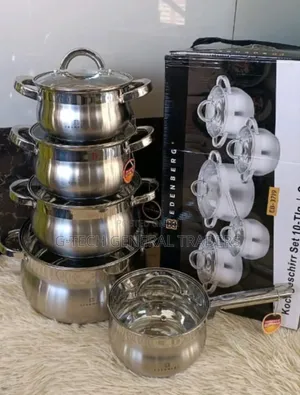 Edenberg Eb3719 Heavy Duty Stainless Steel Cookware Set