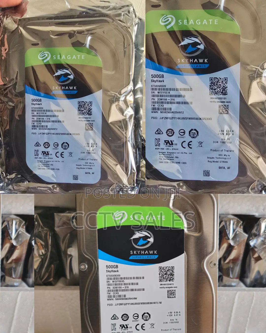 Seagate Skyhawk 500gb Desktop 500gb Internal Hard Disk Drive