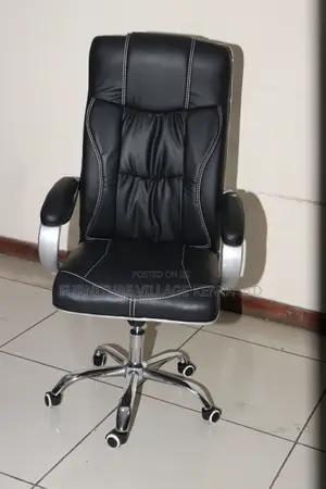 Executive Office Seat; High-Back Leather Chair