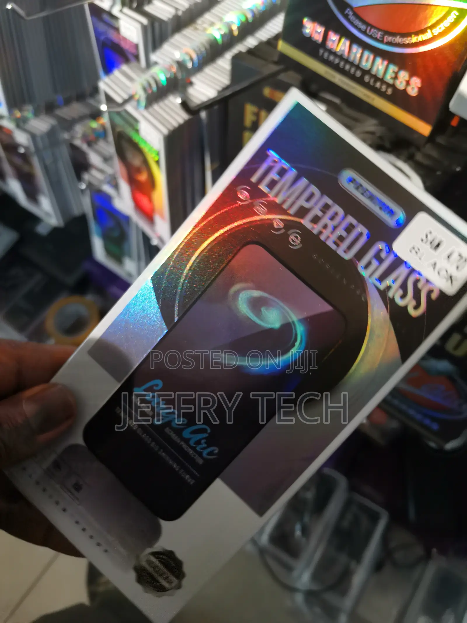 Supershield Galaxy A70 Tempered Glass Black Screen Protector