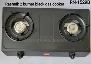 Stainless Steel Rashnik 2burner Auto Ignition Gas Stove