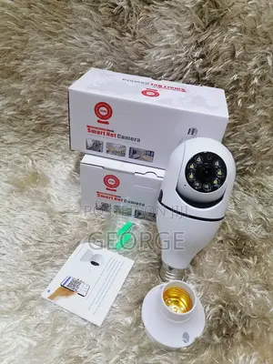 Continuous Recording CCTV Camera Wireless PTZ Bulb V380