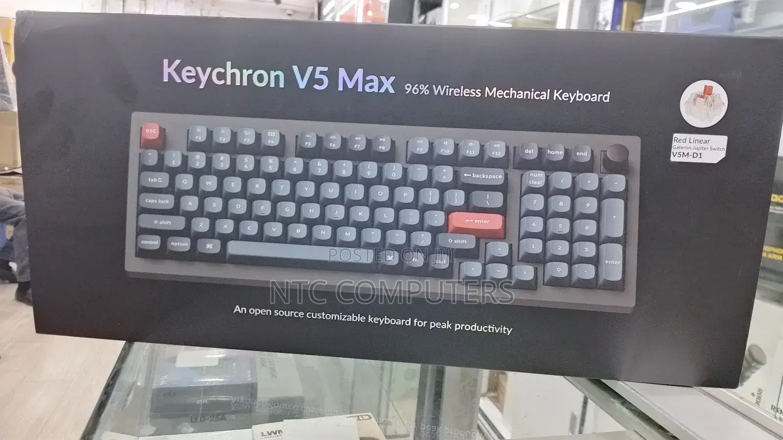 //Keychron V5 Max QMK/via Wireless Custom Mechanical