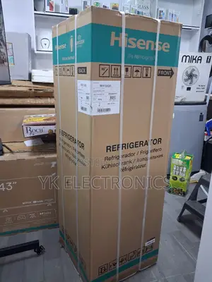 Hisense Double Door Fridge 154l Ref154dr(Silver)