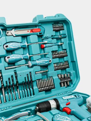 Total Cordless Drill Tools Set 165pcs Toolset Tool Boxes