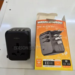 Gan Travel Adaptor 33watts Universal Multiplug Adapter Usb