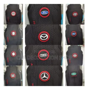 Rubber Branded Logo Dust Mats 5pc Set