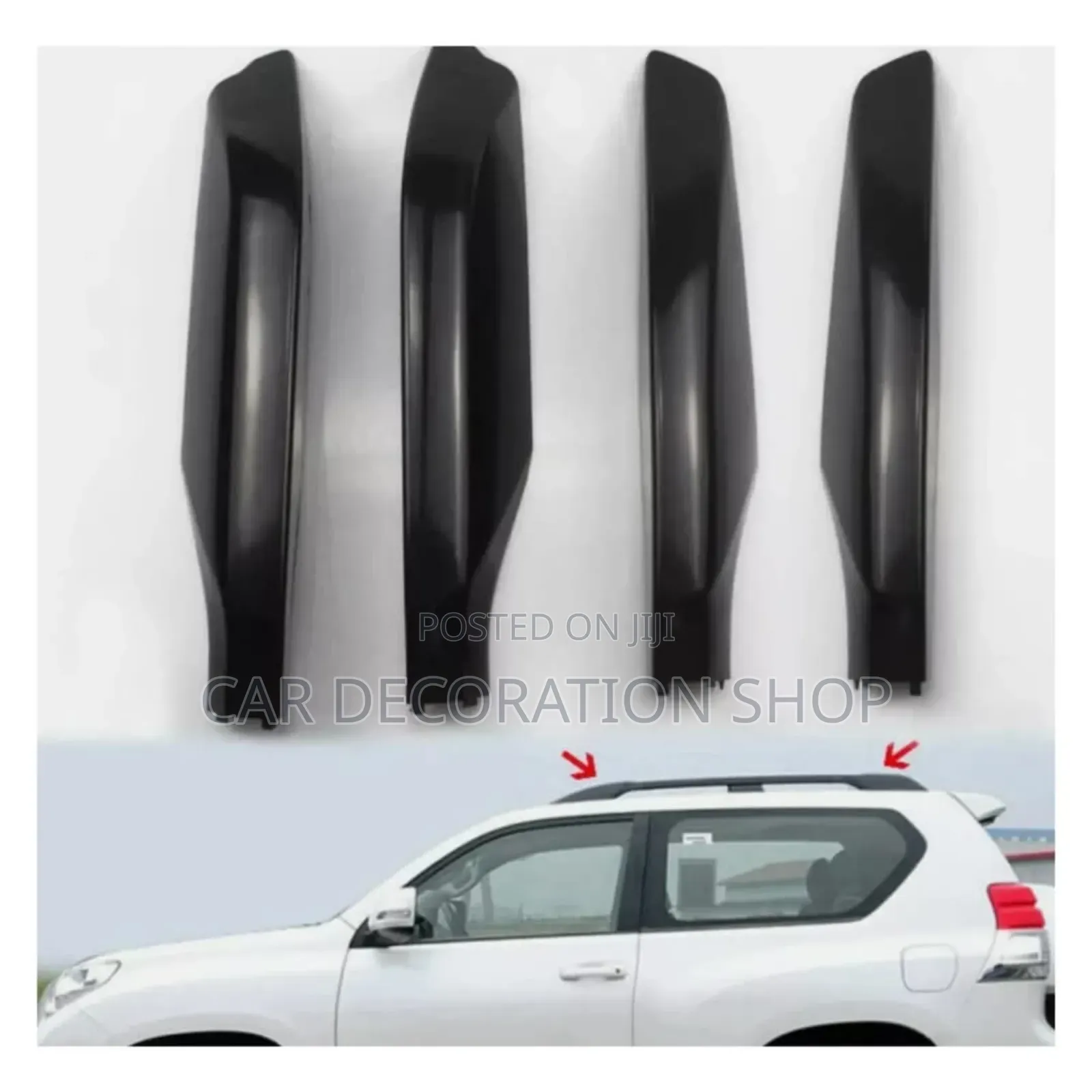 Prado Replacement Rail End Black Covers (Per Pc 1500