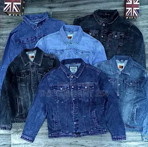 Quality Heavy Unisex Denim Jeans Long-Sleeved Jacket