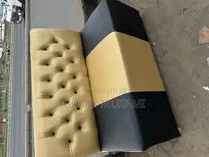 4ft Black Gold Restaurant And Bar Couch