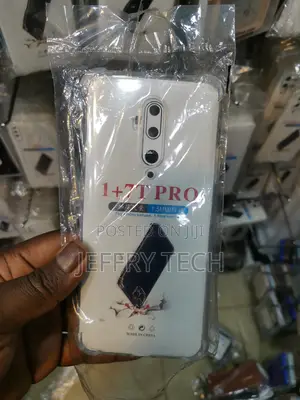 Spinzzy Back Cover for Oneplus 7t Pro (Transparent, Shock