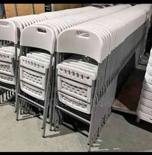 White Hanging Foldable Chairs