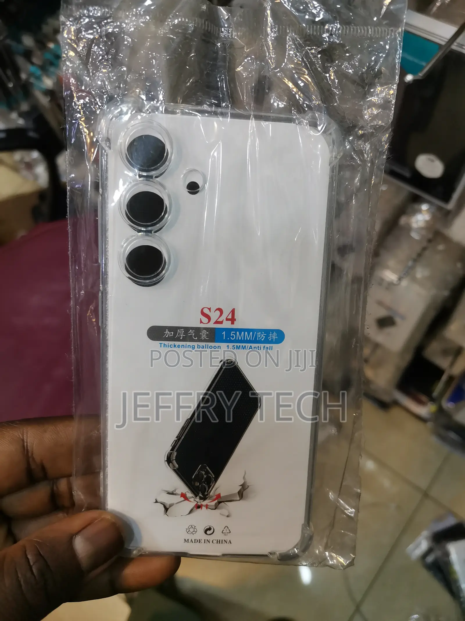Gorilion Back Cover for Samsung Galaxy S24 (Transparent,
