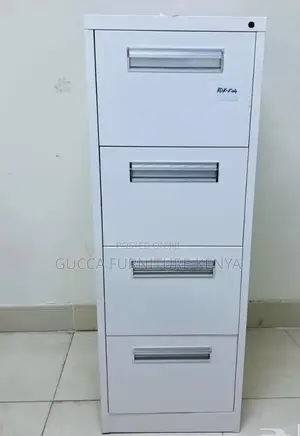 Cabinets: Office Steel 4-Drawer Filing Chest