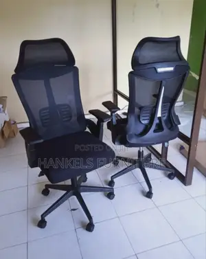 Black Mesh Orthopedic Chair