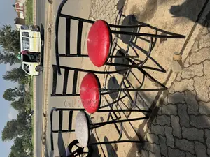 Restaurant And Bar High Sinatabu Chairs Red Grey