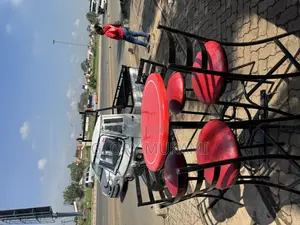 Restaurant And Bar High Table Red