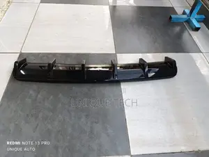 6 Fin Abs Plastic Rear Bumper Diffuser Lip Fender