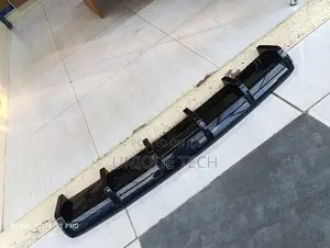 Shark Fin 6fin Rear Bumper Diffuser Black